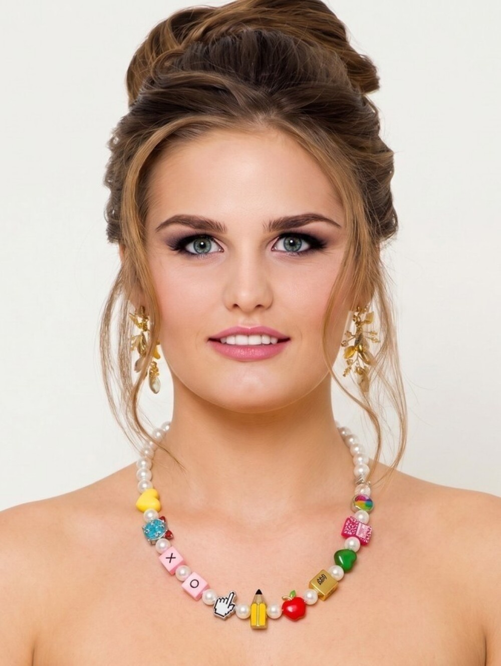 ✏️ ▪️ Betsey Johnson ▪️Gorgeous 90’s Teacher School Multi Charm Necklace